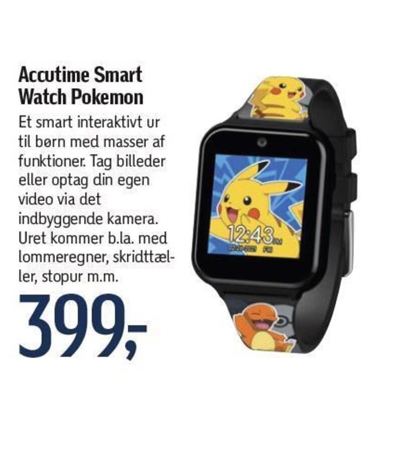Accutime Smart Watch Pokemon tilbud hos Føtex