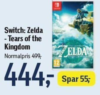 Føtex Switch: Zelda - Tears of the Kingdom tilbud