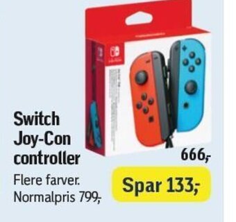 Føtex Switch Joy-Con controller tilbud
