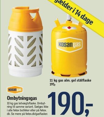 Føtex Ombytningsgas tilbud