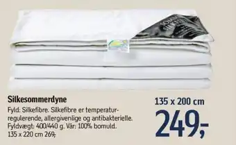 Føtex Silkesommerdyne tilbud