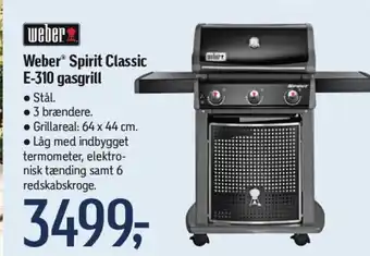 Føtex Weber® Spirit Classic E-310 gasgrill tilbud