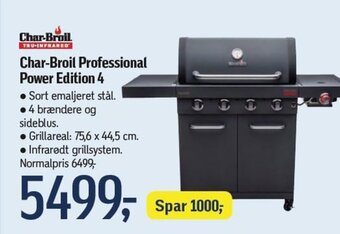 Føtex Char-Broil Professional Power Edition 4 tilbud