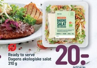 REMA 1000 Ready to serve Dagens økologiske salat 310 g tilbud