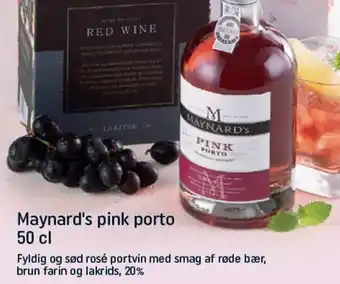 REMA 1000 Maynard's pink porto 50 cl tilbud