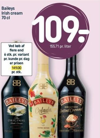 Baileys Irish cream 70 cl