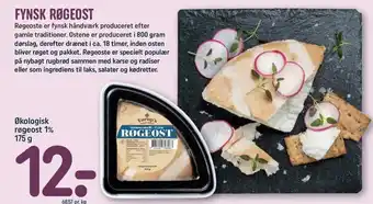Økologisk røgeost 1% 175 g
