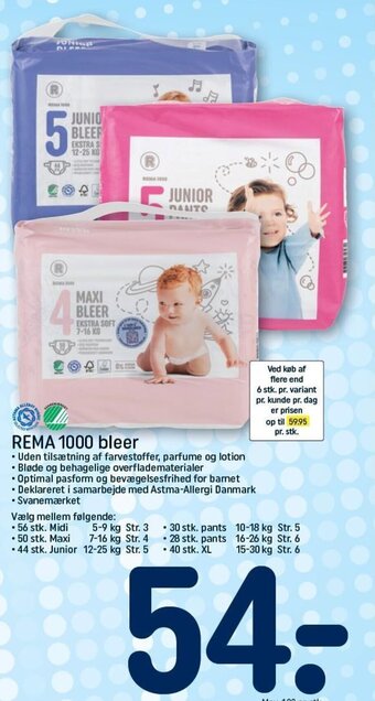 REMA 1000 REMA 1000 bleer tilbud