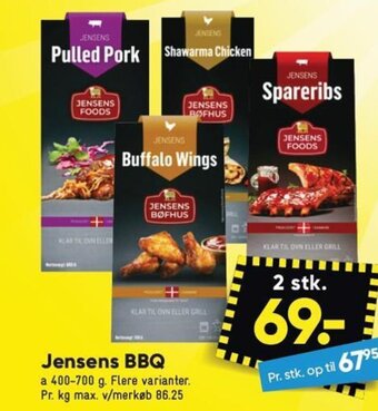 Bilka Jensens BBQ tilbud