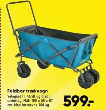 Bilka Foldbar trækvogn tilbud