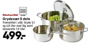 Bilka Grydesæt 5 dele tilbud