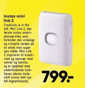 Bilka Instax mini link 2 tilbud