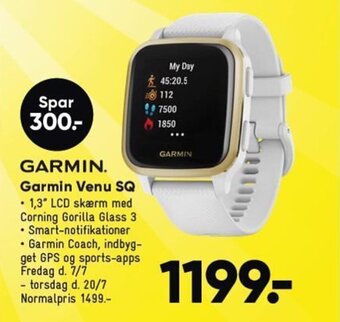 Bilka Garmin Venu SQ tilbud