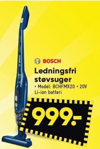 Bilka BOSCH Ledningsfri støvsuger tilbud