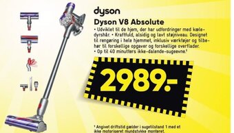 Bilka Dyson V8 Absolute tilbud