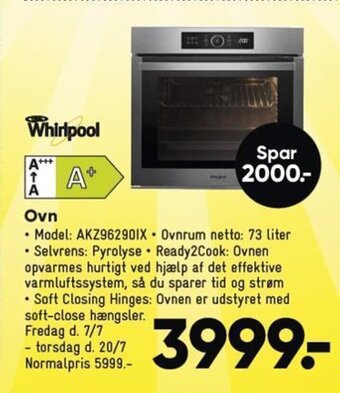 Bilka Whirlpool Ovn tilbud