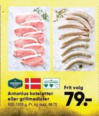 Bilka Antonius koteletter eller grillmedister tilbud