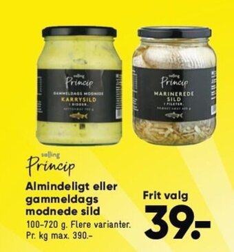 Bilka Almindeligt eller gammeldags modnede sild tilbud