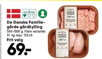 Bilka De Danske Familie-gårde gårdkylling tilbud