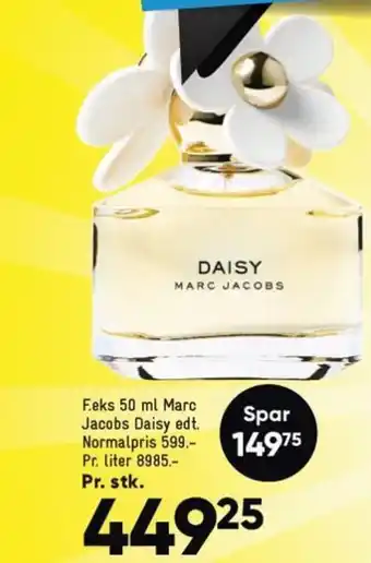 Bilka F.eks 50 ml Marc Jacobs Daisy edt tilbud