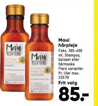 Bilka Maui hårpleje tilbud