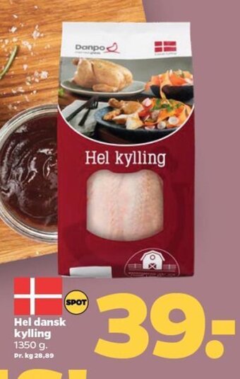 Netto Hel dansk kylling tilbud