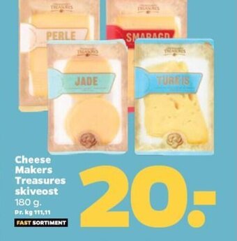 Netto Cheese Makers Treasures skiveost 180 g. tilbud