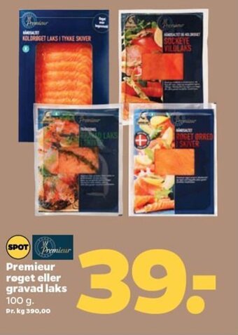 Netto Premieur røget eller gravad laks tilbud