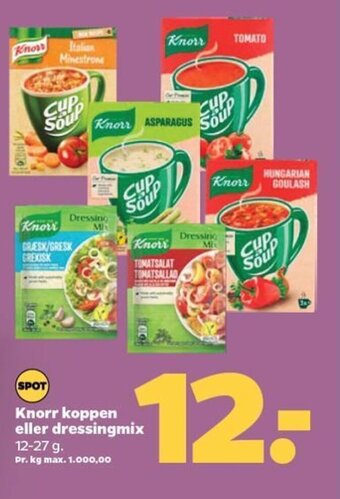 Netto Knorr koppen eller dressingmix 12-27 g. tilbud