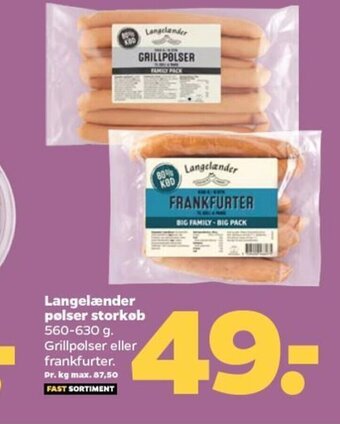 Langelænder pølser storkob