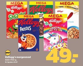 Netto Kellogg's morgenmad tilbud