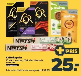 Netto Kaffe kapsler tilbud