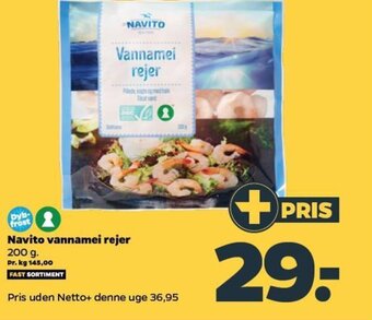 Netto Navito vannamei rejer tilbud