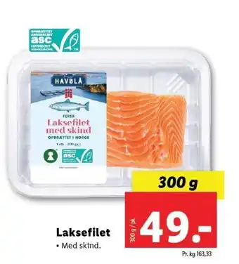 Lidl Laksefilet tilbud