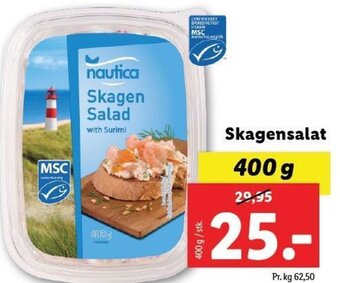 Lidl Skagensalat 400 g tilbud