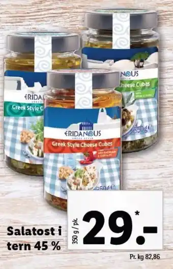 Lidl Salatost i tern 45 % tilbud