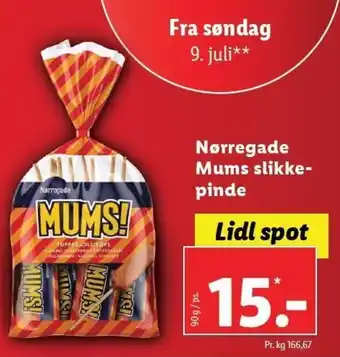 Nørregade Mums slikke- pinde