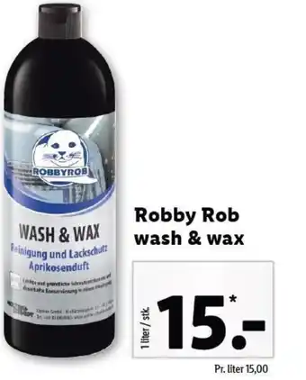 Robby Rob wash & wax