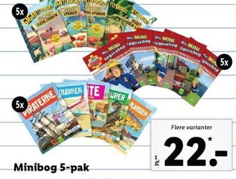 Lidl Minibog 5-pak tilbud