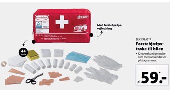 Lidl SENSIPLASTⓇ Førstehjælps-taske til bilen tilbud