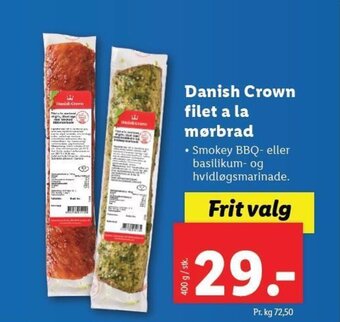 Lidl Danish Crown filet a la mørbrad tilbud