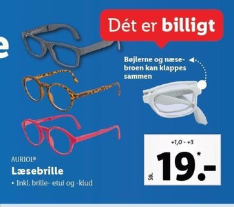Lidl AURIOL® Læsebrille tilbud