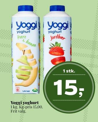 Dagli'Brugsen Yoggi yoghurt tilbud