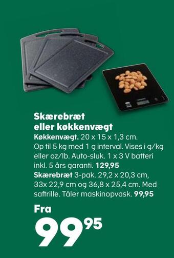 Kvickly Skærebræt eller køkkenvægt tilbud