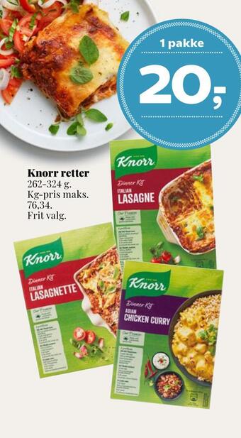 Dagli'Brugsen Knorr retter tilbud