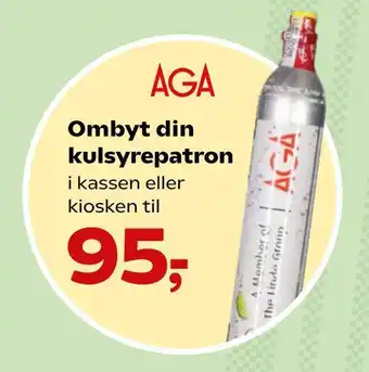 Dagli'Brugsen Ombyt din kulsyrepatron tilbud