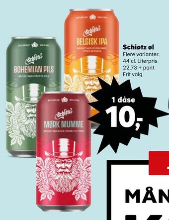 Kvickly Schiøtz øl tilbud