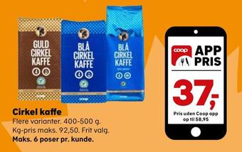 Kvickly Cirkel kaffe tilbud