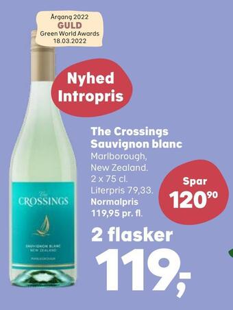Kvickly The crossings sauvignon blanc tilbud