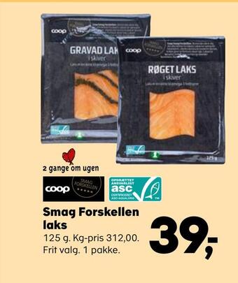 Kvickly Smag forskellen laks tilbud